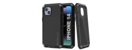 For Apple iPhone 14 6.1" Attractive Design Shockproof Hybrid Case Cover - H