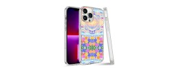 For Apple iPhone 14 6.1" Attractive Design Shockproof Hybrid Case Cover - J