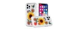 For Apple iPhone 14 6.1" Beautiful 3in1 Floral Epoxy Design Hybrid Case Cover - B