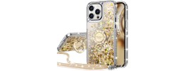 For Apple iPhone 14 6.1" Bling Hybrid Case Cover - H