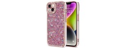 For Apple iPhone 14 6.1" Deluxe Glitter Diamond Case Cover - Rose Gold