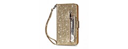 For Apple iPhone 14 6.1" Diamond Bling Design Wallet With Lanyard Cover Case - Dreams Come True
