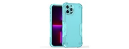 For Apple iPhone 14 6.1" Exquisite Tough Shockproof Hybrid Case Cover - Teal