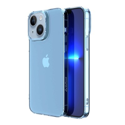 For Apple iPhone 14 6.1" Fusion Transparent Clear Hybrid Case Cover - Blue