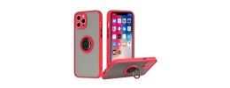 For Apple iPhone 14 6.1" Magnetic RingStand Case Cover - Red