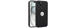 For Apple iPhone 14 6.1" PU Leather Window Flap Case with Cover - Black