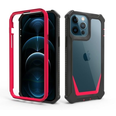 For Apple iPhone 14 6.1" ROCK Solid Tough Shockproof Ultimate Hybrid Case Cover - Color Combination F