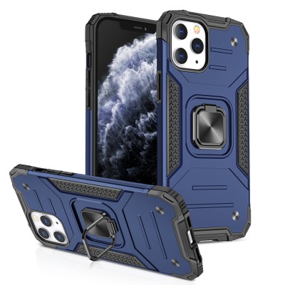 For Apple iPhone 14 6.1" Rank Tough Strong Modern Fused Hybrid Case Cover - Blue