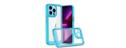 For Apple iPhone 14 6.1" SpaceX Ultra Transparent Tone Case Cover - Blue