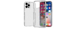 For Apple iPhone 14 6.1" Sturdy Ultra Thick 3mm Transparent Hybrid Case Cover - Clear
