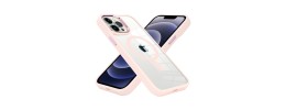 For Apple iPhone 14 6.1" Sturdy Ultra Thick 3mm Transparent Hybrid Case Cover - Pink