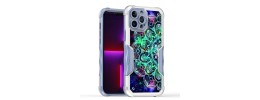 For Apple iPhone 14 PRO 6.1" Attractive Design Shockproof Hybrid Case Cover - A