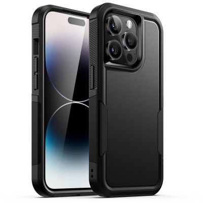 For Apple iPhone 14 PRO 6.1" Attractive Design Shockproof Hybrid Case Cover - D