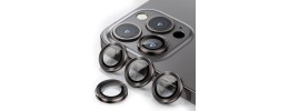 For Apple iPhone 14 PRO 6.1" Camera Lens Colored Edge Tempered(2.5D) - Black