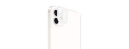 For Apple iPhone 14 PRO 6.1" Camera Lens Colored Edge Tempered(2.5D) - White