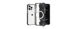 For Apple iPhone 14 PRO 6.1" Clear Transparent Hybrid Case Cover - Clear PC + Clear TPU
