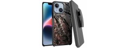 For Apple iPhone 14 PRO 6.1" Commando Holster Kickstand Hybrid Tough Case Cover - Camo Grass