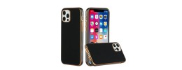 For Apple iPhone 14 PRO 6.1" Electroplated Fashion Solid Color TPU Case Cover - Black