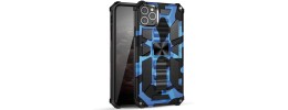 For Apple iPhone 14 PRO 6.1" Machine Design Magnetic Kickstand Case Cover - Camo Army