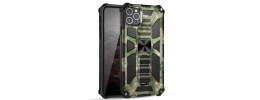 For Apple iPhone 14 PRO 6.1" Machine Design Magnetic Kickstand Case Cover - Camo Green