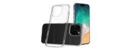 For Apple iPhone 14 PRO 6.1" PURE CRYSTAL Transparent Thick 2.0mm ShockProof Chromed Buttons Case Cover - Clear