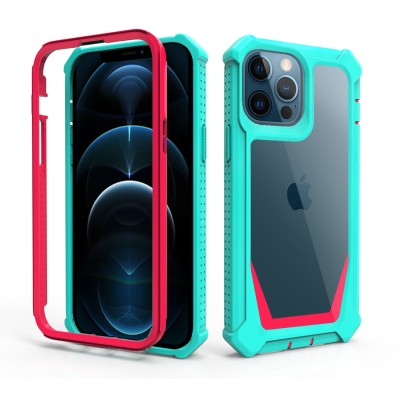For Apple iPhone 14 PRO 6.1" ROCK Solid Tough Shockproof Ultimate Hybrid Case Cover - Color Combination F