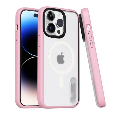 For Apple iPhone 14 PRO 6.1" Stellar Hybrid IMD Design Ring Stand Cover Case - B