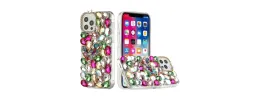 For Apple iPhone 14 PRO 6.1" Full Diamond with Ornaments Hard TPU Case Cover - Colorful Ornaments with Heart