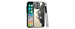 For Apple iPhone 14 PRO 6.1" SPLENDID Glitter BOW Design TPU Case Cover - Black