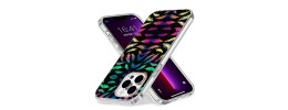 For Apple iPhone 14 PRO MAX 6.7" ART IMD Chrome Beautiful Design ShockProof Case Cover - Floral F