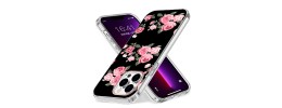 For Apple iPhone 14 PRO MAX 6.7" Attractive Design Shockproof Hybrid Case Cover - E