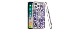 For Apple iPhone 14 PRO MAX 6.7" Bling Hybrid Case Cover - C