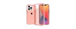 For Apple iPhone 14 PRO MAX 6.7" CROSS Design Ultra Thick 3.0mm Transparent ShockProof Hybrid Case Cover - Black