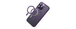 For Apple iPhone 14 PRO MAX 6.7" Complete Protection HQ Hybrid with Metal Tempered Camera Glass - Purple