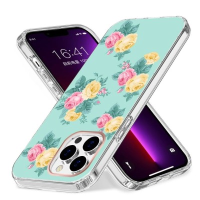 For Apple iPhone 14 PRO MAX 6.7" Creative Design Hybrid Cover Case - A