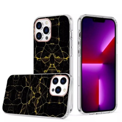 For Apple iPhone 14 PRO MAX 6.7" Creative Design Hybrid Cover Case - J