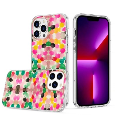 For Apple iPhone 14 PRO MAX 6.7" Creative Design Hybrid Cover Case - R