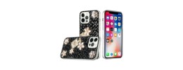 For Apple iPhone 14 PRO MAX 6.7" Deluxe Glitter Diamond Case Cover - Black