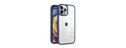 For Apple iPhone 14 PRO MAX 6.7" Fusion Transparent Clear Hybrid Case Cover - Blue