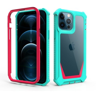 For Apple iPhone 14 PRO MAX 6.7" ROCK Solid Tough Shockproof Ultimate Hybrid Case Cover - Color Combination C