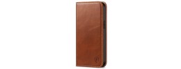 For Apple iPhone 14 PRO MAX 6.7" Retro Wallet Card Holder Case Cover - Brown