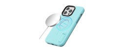For Apple iPhone 14 PRO MAX 6.7" Skin Touch Feel HQ [Magnetic Circle] Kickstand Hybrid - Blue