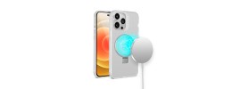 For Apple iPhone 14 PRO MAX 6.7" Skin Touch Feel HQ [Magnetic Circle] Kickstand Hybrid - Matte Clear