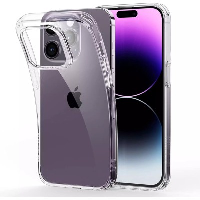For Apple iPhone 14 PRO MAX 6.7" SpaceX Ultra Transparent Tone Case Cover - Clear