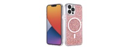 For Apple iPhone 14 PRO MAX 6.7" Sparkle Glitter Hybrid Case Cover - Colorful