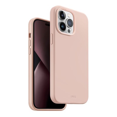 For Apple iPhone 14 PRO MAX 6.7" Sturdy Ultra Thick 3mm Transparent Hybrid Case Cover - Pink