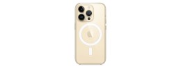 For Apple iPhone 14 PRO MAX 6.7" Transparent Clear Hybrid with Matching Metal Buttons and Camera Protection - Rose Gold
