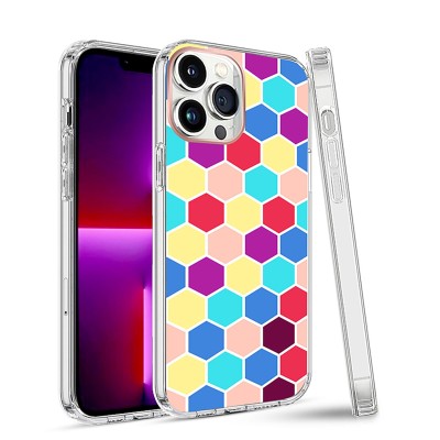 For Apple iPhone 14 PRO 6.1" Creative Design Hybrid Cover Case - I