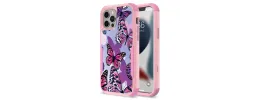 For Apple iPhone 14 6.1" Tough Anti-Slip Hybrid Case Cover - Butterfly