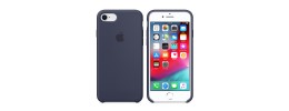 For Apple iPhone 8 Plus/7 Plus DOT Thick Beautiful Hybrid Case Cover - Black/Blue